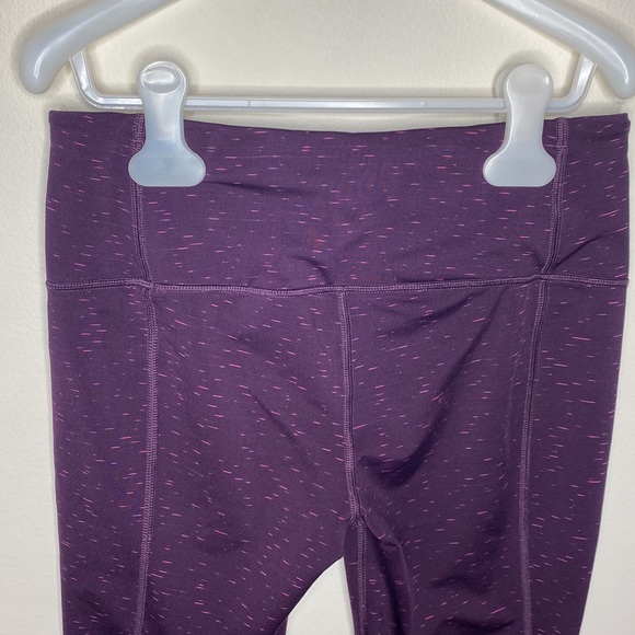 VSX Victoria’ Secret Sport knockout crop leggings in Bordeaux space dye size S - Picture 4 of 10